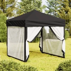 Folding party tent with side walls black 2x2 m by vidaXL, Tents and gazebos - Ref: Foro24-93511, Price: 119,44 €, Discount: %