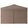 Folding party tent with taupe gray side walls 3x3 m by vidaXL, Tents and gazebos - Ref: Foro24-93526, Price: 156,92 €, Discou...