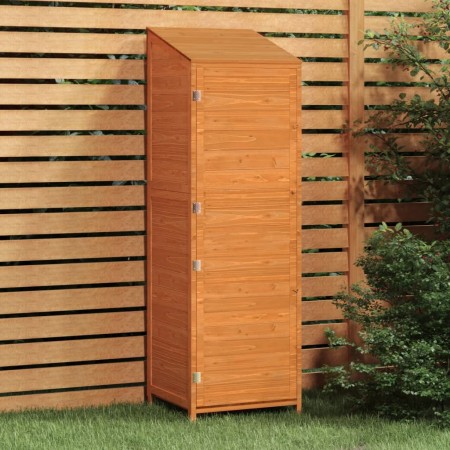 Garden shed solid brown fir wood 55x52x174.5cm by vidaXL, Sheds - Ref: Foro24-152189, Price: 188,48 €, Discount: %