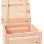 Kissenstiefel aus massivem Fichtenholz 50x50x56 cm von vidaXL, Aufbewahrungsboxen für den Außenbereich - Ref: Foro24-152162, ...