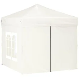 Folding party tent with cream side walls 2x2 m by vidaXL, Tents and gazebos - Ref: Foro24-93501, Price: 125,37 €, Discount: %