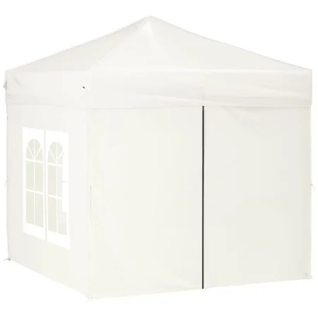 Folding party tent with cream side walls 2x2 m by vidaXL, Tents and gazebos - Ref: Foro24-93501, Price: 125,37 €, Discount: %