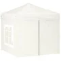Folding party tent with cream side walls 2x2 m by vidaXL, Tents and gazebos - Ref: Foro24-93501, Price: 125,37 €, Discount: %
