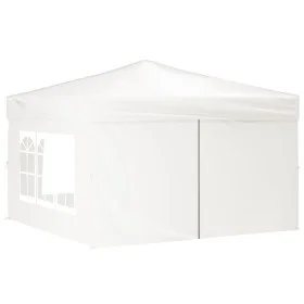 Faltbares Partyzelt mit Seitenwänden weiß 3x3 m von vidaXL, Zelte und Pavillons - Ref: Foro24-93524, Preis: 145,27 €, Rabatt: %