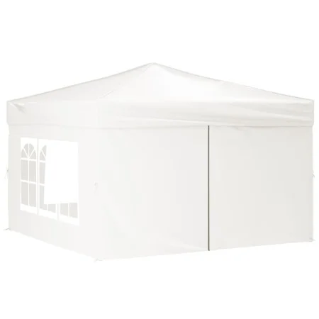 Folding party tent with side walls white 3x3 m by vidaXL, Tents and gazebos - Ref: Foro24-93524, Price: 145,27 €, Discount: %