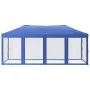 Carpa para fiestas plegable con paredes laterales azul 3x6 m de vidaXL, Carpas y cenadores - Ref: Foro24-93549, Precio: 225,6...