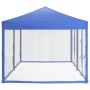 Folding party tent with blue side walls 3x6 m by vidaXL, Tents and gazebos - Ref: Foro24-93549, Price: 229,83 €, Discount: %