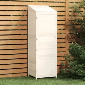 Cobertizo de jardín madera maciza de abeto blanco 55x52x174,5cm de vidaXL, Cobertizos - Ref: Foro24-152187, Precio: 196,93 €,...