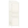 Garden shed solid white fir wood 55x52x174.5cm by vidaXL, Sheds - Ref: Foro24-152187, Price: 196,93 €, Discount: %