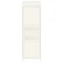 Gartenschuppen aus massivem weißem Tannenholz, 55 x 52 x 174,5 cm von vidaXL, Schuppen - Ref: Foro24-152187, Preis: 196,93 €,...