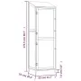Garden shed solid white fir wood 55x52x174.5cm by vidaXL, Sheds - Ref: Foro24-152187, Price: 196,93 €, Discount: %