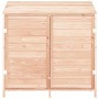 Cobertizo de jardín madera de abeto maciza 102x52x112 cm