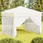 Folding party tent with cream side walls 3x3 m by vidaXL, Tents and gazebos - Ref: Foro24-93529, Price: 105,98 €, Discount: %
