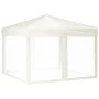 Folding party tent with cream side walls 3x3 m by vidaXL, Tents and gazebos - Ref: Foro24-93529, Price: 105,98 €, Discount: %