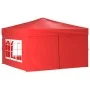 Faltbares Partyzelt mit Seitenwänden rot 3x3 m von vidaXL, Zelte und Pavillons - Ref: Foro24-93527, Preis: 161,37 €, Rabatt: %