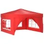 Faltbares Partyzelt mit Seitenwänden rot 3x3 m von vidaXL, Zelte und Pavillons - Ref: Foro24-93527, Preis: 161,37 €, Rabatt: %