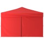 Faltbares Partyzelt mit Seitenwänden rot 3x3 m von vidaXL, Zelte und Pavillons - Ref: Foro24-93527, Preis: 165,20 €, Rabatt: %