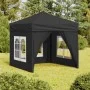 Folding party tent with anthracite side walls 2x2 m by vidaXL, Tents and gazebos - Ref: Foro24-93502, Price: 129,76 €, Discou...