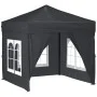 Folding party tent with anthracite side walls 2x2 m by vidaXL, Tents and gazebos - Ref: Foro24-93502, Price: 129,76 €, Discou...
