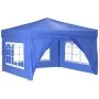 Folding party tent with blue side walls 3x3 m by vidaXL, Tents and gazebos - Ref: Foro24-93521, Price: 140,72 €, Discount: %