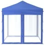 Folding party tent with side walls blue 2x2 m by vidaXL, Tents and gazebos - Ref: Foro24-93507, Price: 104,99 €, Discount: %