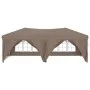 Folding party tent with taupe gray walls 3x6 m by vidaXL, Tents and gazebos - Ref: Foro24-93547, Price: 215,51 €, Discount: %
