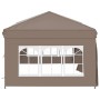 Zusammenklappbares Partyzelt mit taupegrauen Wänden 3x6 m von vidaXL, Zelte und Pavillons - Ref: Foro24-93547, Preis: 221,07 ...
