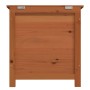 Truhe für Kissen aus massivem braunem Tannenholz 50x50x56 cm von vidaXL, Aufbewahrungsboxen für den Außenbereich - Ref: Foro2...