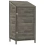 Cobertizo de jardín madera abeto maciza antracita 55x52x112 cm de vidaXL, Cobertizos - Ref: Foro24-152180, Precio: 119,09 €, ...