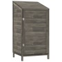 Garden shed solid anthracite fir wood 55x52x112 cm by vidaXL, Sheds - Ref: Foro24-152180, Price: 116,91 €, Discount: %
