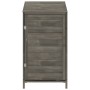 Cobertizo de jardín madera abeto maciza antracita 55x52x112 cm