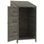 Garden shed solid anthracite fir wood 55x52x112 cm by vidaXL, Sheds - Ref: Foro24-152180, Price: 116,91 €, Discount: %