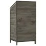 Cobertizo de jardín madera abeto maciza antracita 55x52x112 cm de vidaXL, Cobertizos - Ref: Foro24-152180, Precio: 119,09 €, ...