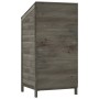 Garden shed solid anthracite fir wood 55x52x112 cm by vidaXL, Sheds - Ref: Foro24-152180, Price: 116,91 €, Discount: %