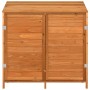 Cobertizo de jardín madera de abeto maciza marrón 102x52x112 cm de vidaXL, Cobertizos - Ref: Foro24-152185, Precio: 174,46 €,...