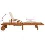 Set of sun loungers with table 2 pcs solid acacia wood by vidaXL, Loungers - Ref: Foro24-3104966, Price: 415,49 €, Discount: %