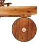 Set of sun loungers with table 2 pcs solid acacia wood by vidaXL, Loungers - Ref: Foro24-3104966, Price: 415,49 €, Discount: %