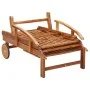 Set of sun loungers with table 2 pcs solid acacia wood by vidaXL, Loungers - Ref: Foro24-3104966, Price: 415,49 €, Discount: %
