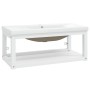 Bathroom structure with built-in white iron sink by vidaXL, bathroom vanities - Ref: Foro24-3101381, Price: 182,37 €, Discoun...