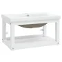 Bathroom structure with built-in white iron sink by vidaXL, bathroom vanities - Ref: Foro24-3101380, Price: 145,53 €, Discoun...