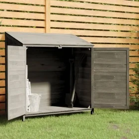 Garden shed solid anthracite fir wood 102x52x112 cm by vidaXL, Sheds - Ref: Foro24-152184, Price: 210,87 €, Discount: %