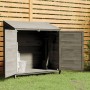 Cobertizo de jardín madera abeto maciza antracita 102x52x112 cm de vidaXL, Cobertizos - Ref: Foro24-152184, Precio: 178,28 €,...