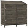 Cobertizo de jardín madera abeto maciza antracita 102x52x112 cm de vidaXL, Cobertizos - Ref: Foro24-152184, Precio: 178,28 €,...