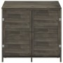 Cobertizo de jardín madera abeto maciza antracita 102x52x112 cm de vidaXL, Cobertizos - Ref: Foro24-152184, Precio: 178,28 €,...