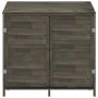 Garden shed solid anthracite fir wood 102x52x112 cm by vidaXL, Sheds - Ref: Foro24-152184, Price: 210,47 €, Discount: %
