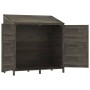Cobertizo de jardín madera abeto maciza antracita 102x52x112 cm de vidaXL, Cobertizos - Ref: Foro24-152184, Precio: 178,28 €,...