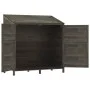 Garden shed solid anthracite fir wood 102x52x112 cm by vidaXL, Sheds - Ref: Foro24-152184, Price: 210,47 €, Discount: %