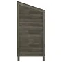 Garden shed solid anthracite fir wood 102x52x112 cm by vidaXL, Sheds - Ref: Foro24-152184, Price: 210,47 €, Discount: %