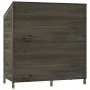 Garden shed solid anthracite fir wood 102x52x112 cm by vidaXL, Sheds - Ref: Foro24-152184, Price: 210,47 €, Discount: %