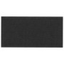 Paneles de pared 12 uds tela negro 30x15 cm 0,54 m²